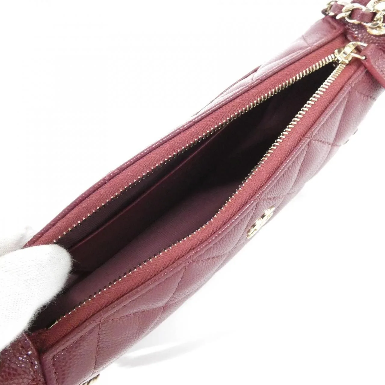 CHANEL Timeless Classic AP4704 Wallet Grained Calfskin Bordeaux Grained Calfskin Rank A - Thumbnail 9