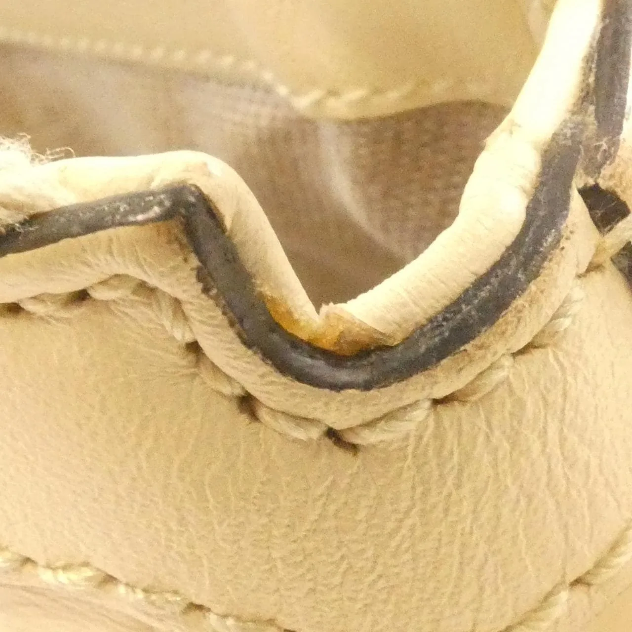 GUCCI GG Supreme 449656 Handbag Leather White Leather Rank B - Thumbnail 4