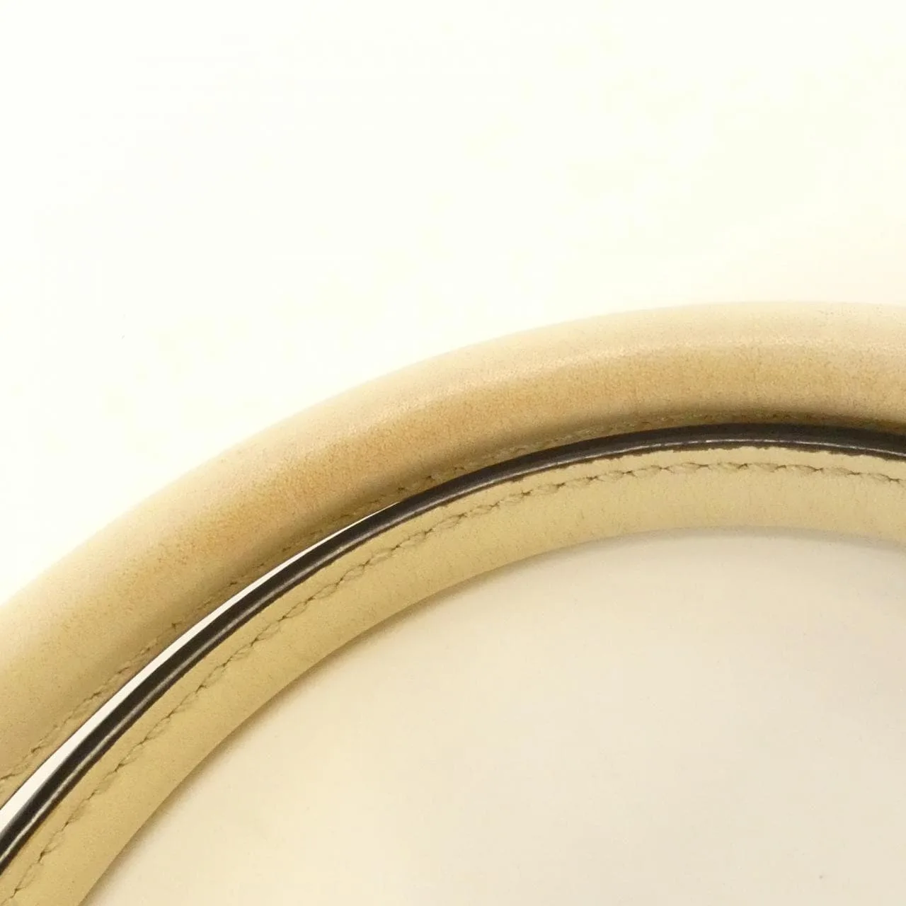 GUCCI GG Supreme 449656 Handbag Leather White Leather Rank B - Thumbnail 7