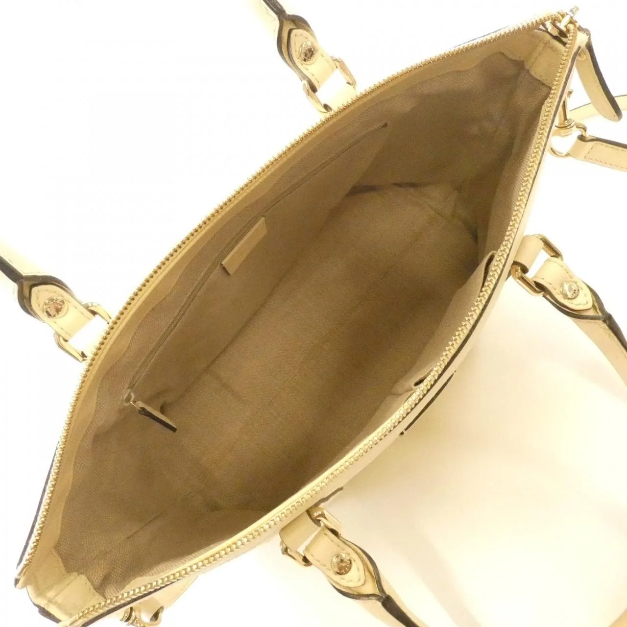 GUCCI GG Supreme 449656 Handbag Leather White Leather Rank B - Thumbnail 8