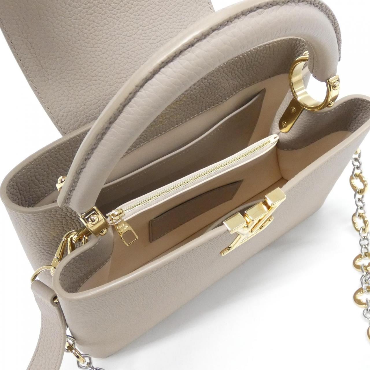 LOUIS VUITTON Capucines M12935 Bag Black Rank A - Thumbnail 7