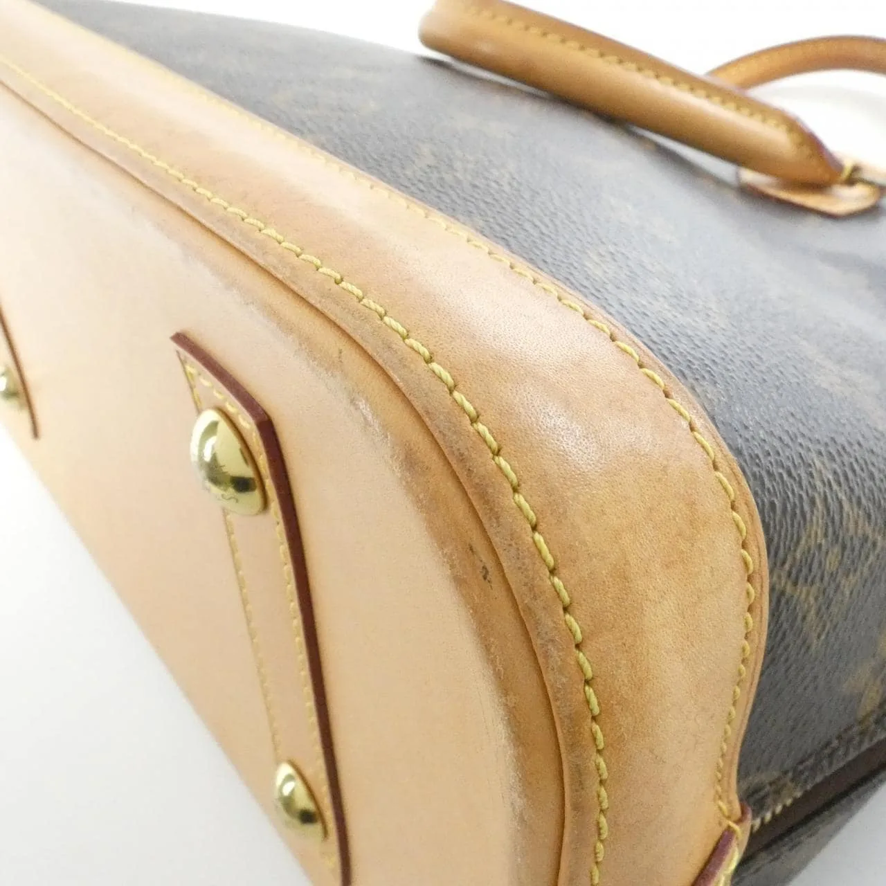 LOUIS VUITTON Alma M53151 Handbag Monogram Black Monogram Rank B - Thumbnail 2