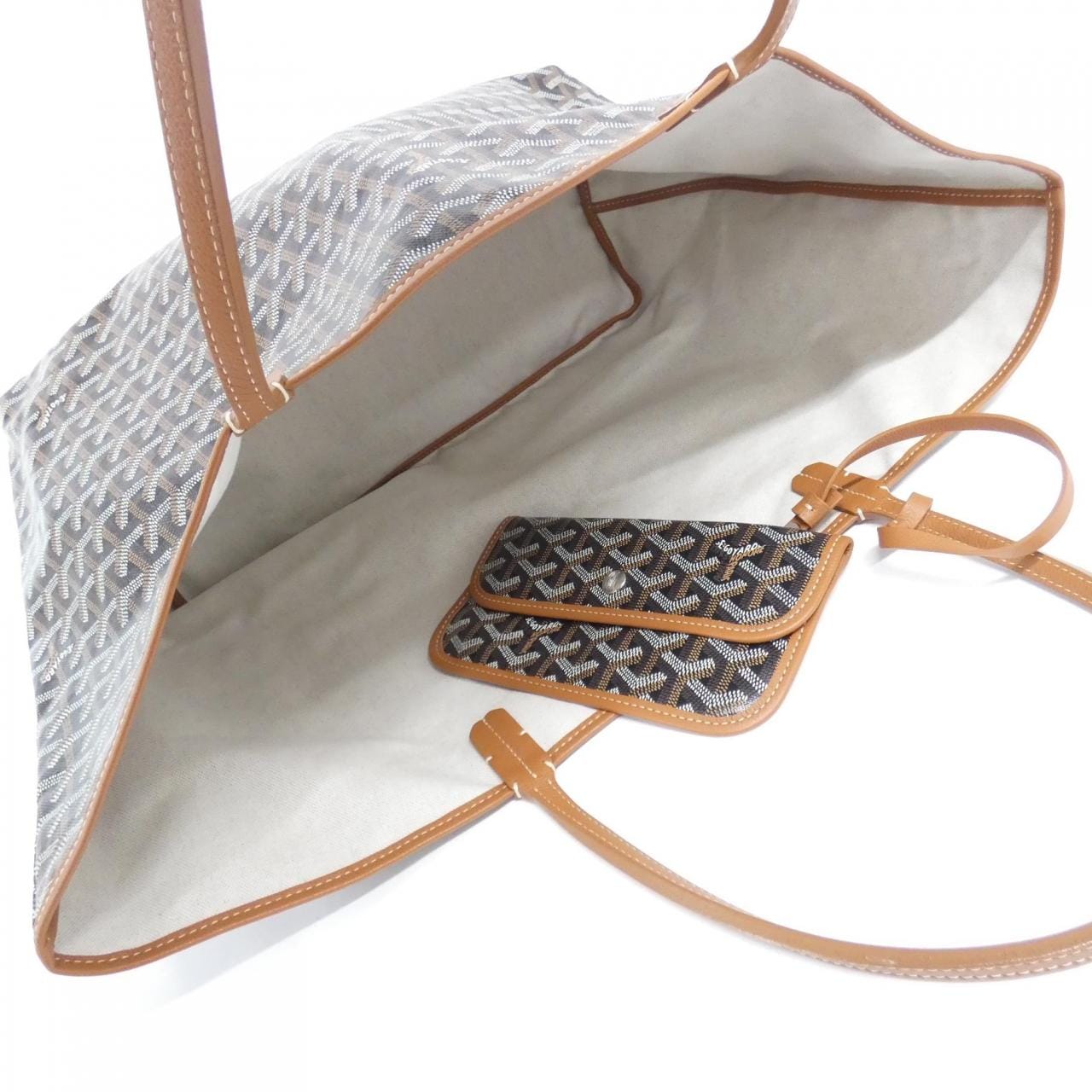 GOYARD Saint Louis AMA LOUIS GM Tote Canvas Black Canvas - Thumbnail 6