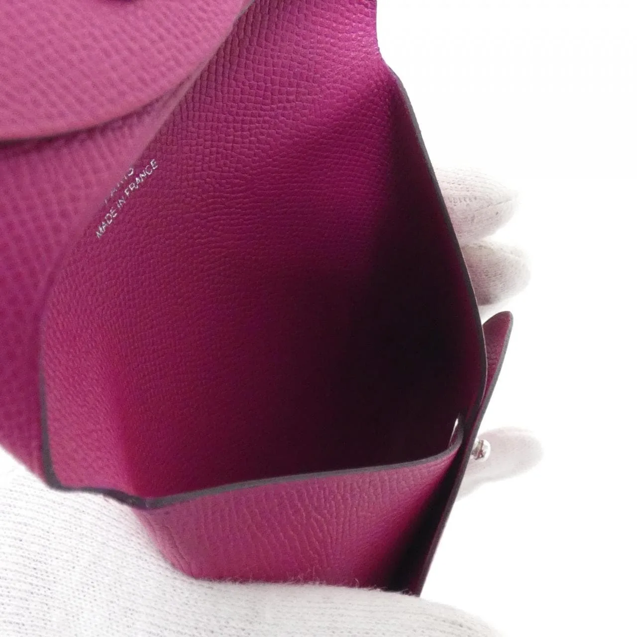 HERMES 078310CK Coin Case 紫色 中古品A - 縮圖 3