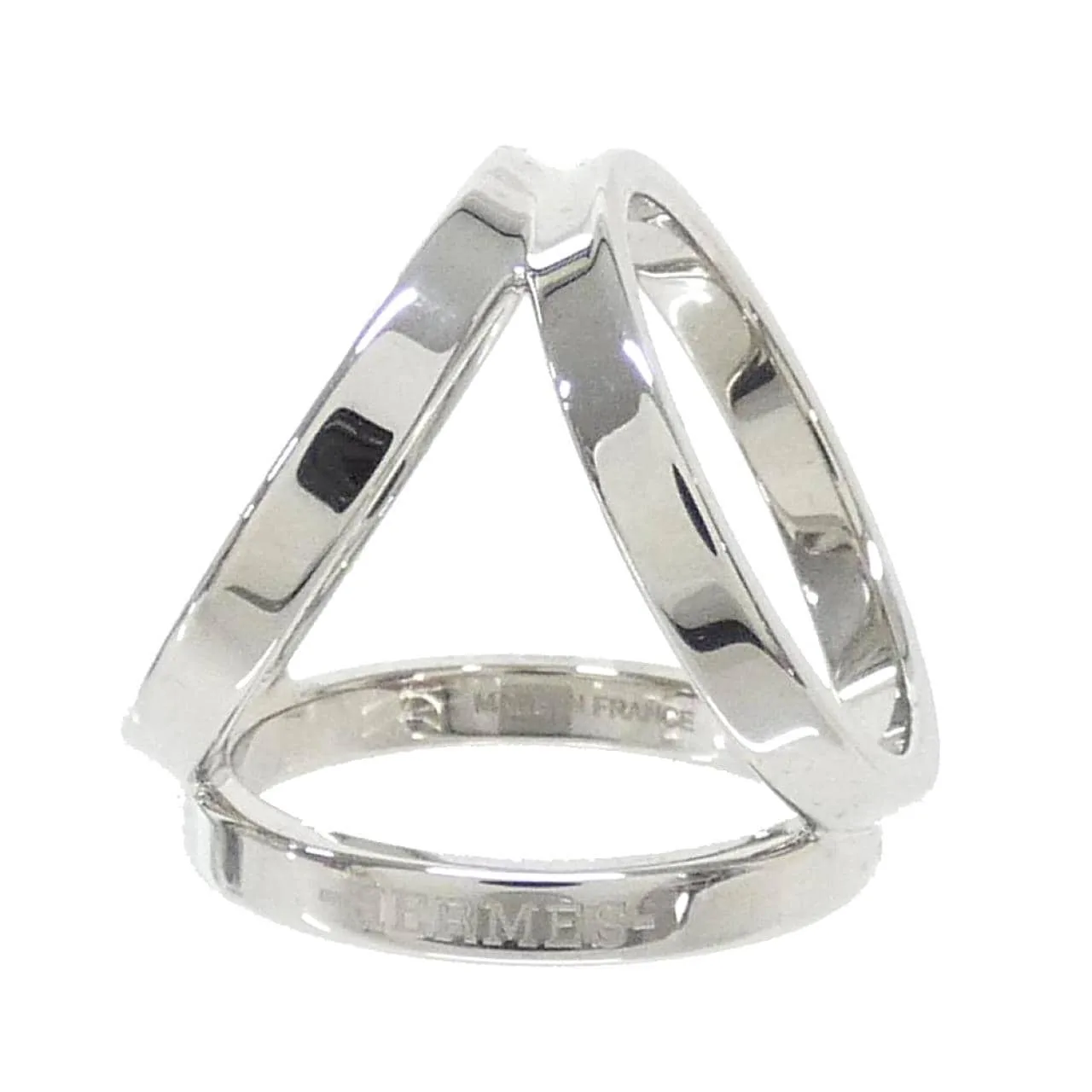 HERMES 601473S Scarf Silver