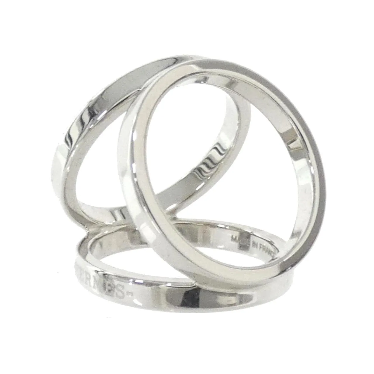 HERMES 601473S Scarf 銀色 中古品A - 縮圖 2