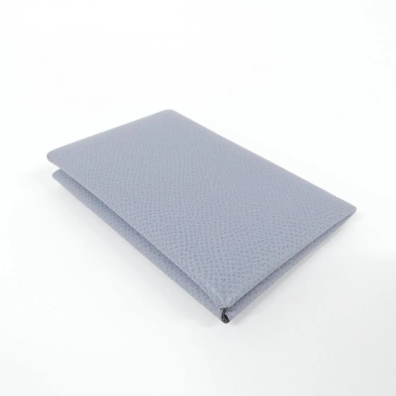 HERMES 044164CK Card Case Epsom 藍色 Epsom 皮 中古品A - 縮圖 2