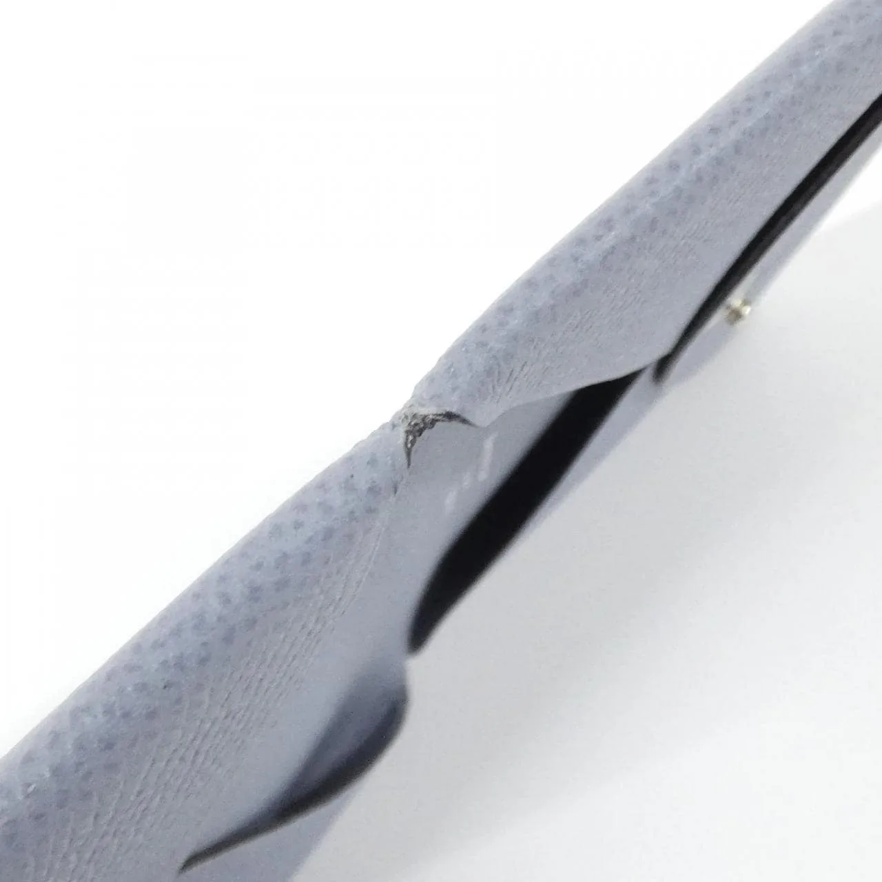 HERMES 044164CK Card Case Epsom 藍色 Epsom 皮 中古品A - 縮圖 5