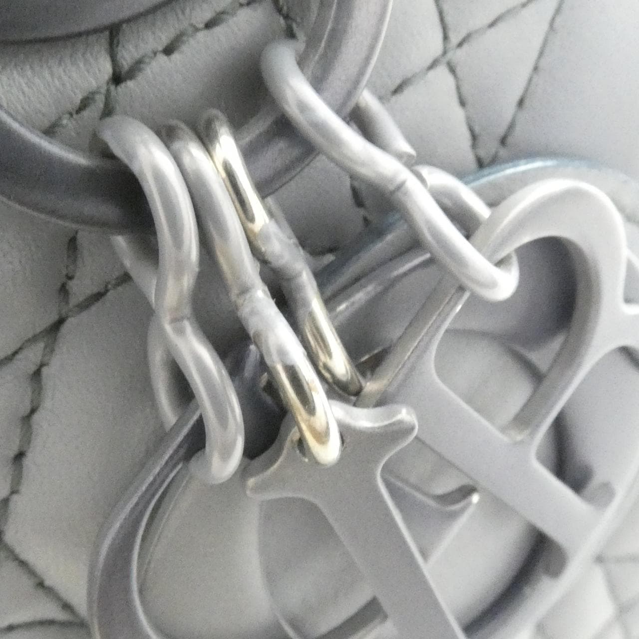 DIOR Lady Dior M0538INFZ Handbag Leather Black Leather - Thumbnail 4