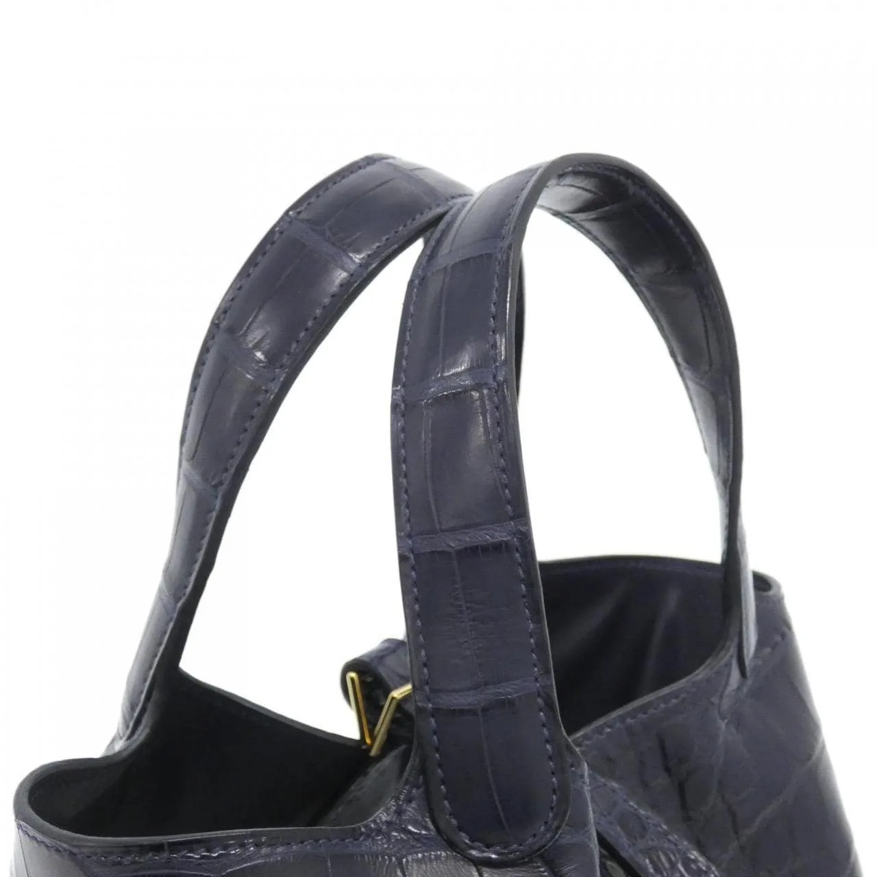 HERMES Picotin 061794CC Handbag 藍色 中古品A - 縮圖 4