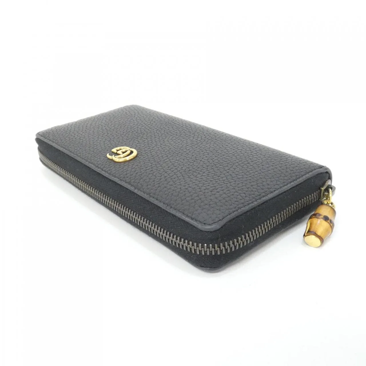 GUCCI 739499 AABXM Wallet Leather Black Leather Rank A - Thumbnail 3