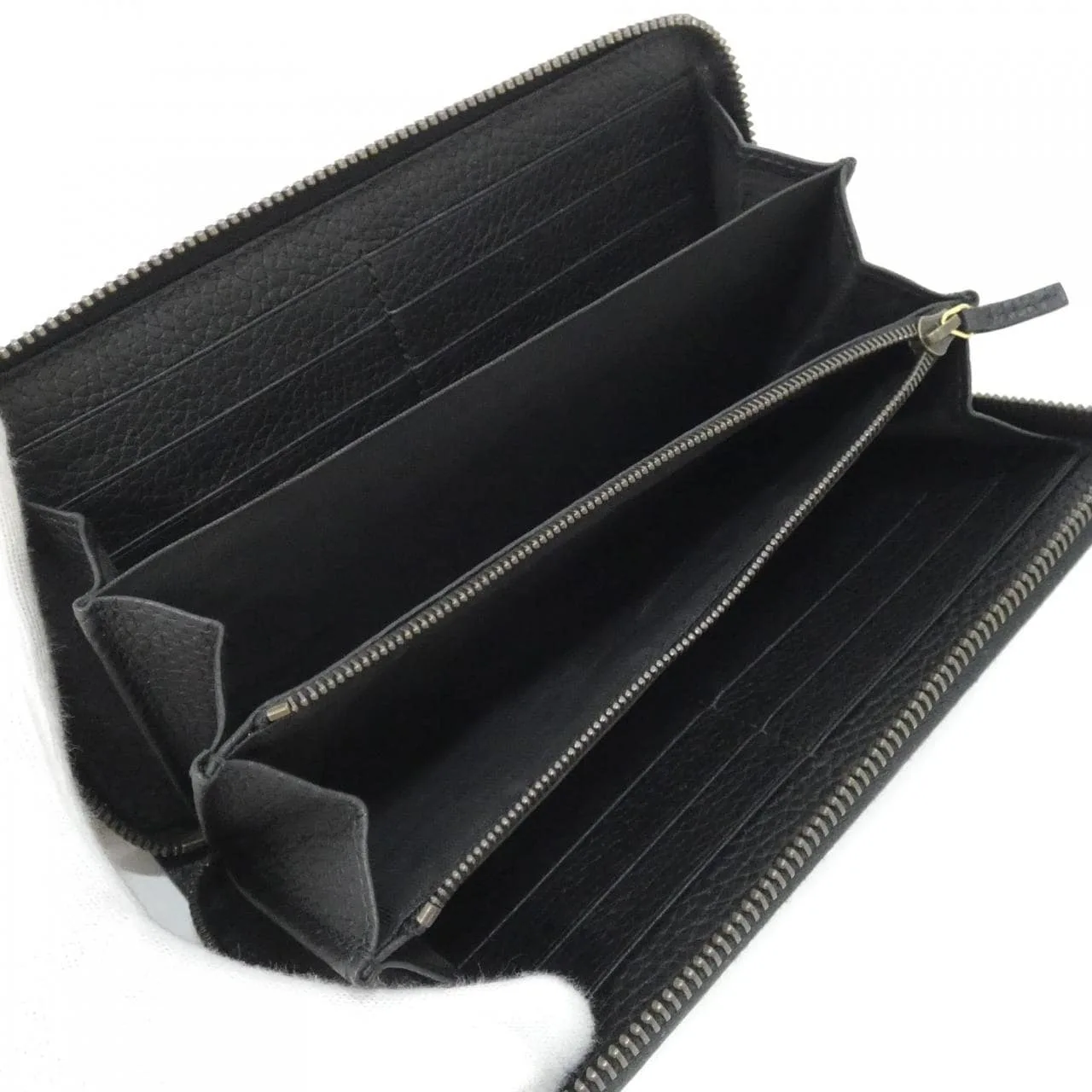 GUCCI 739499 AABXM Wallet Leather Black Leather Rank A - Thumbnail 5