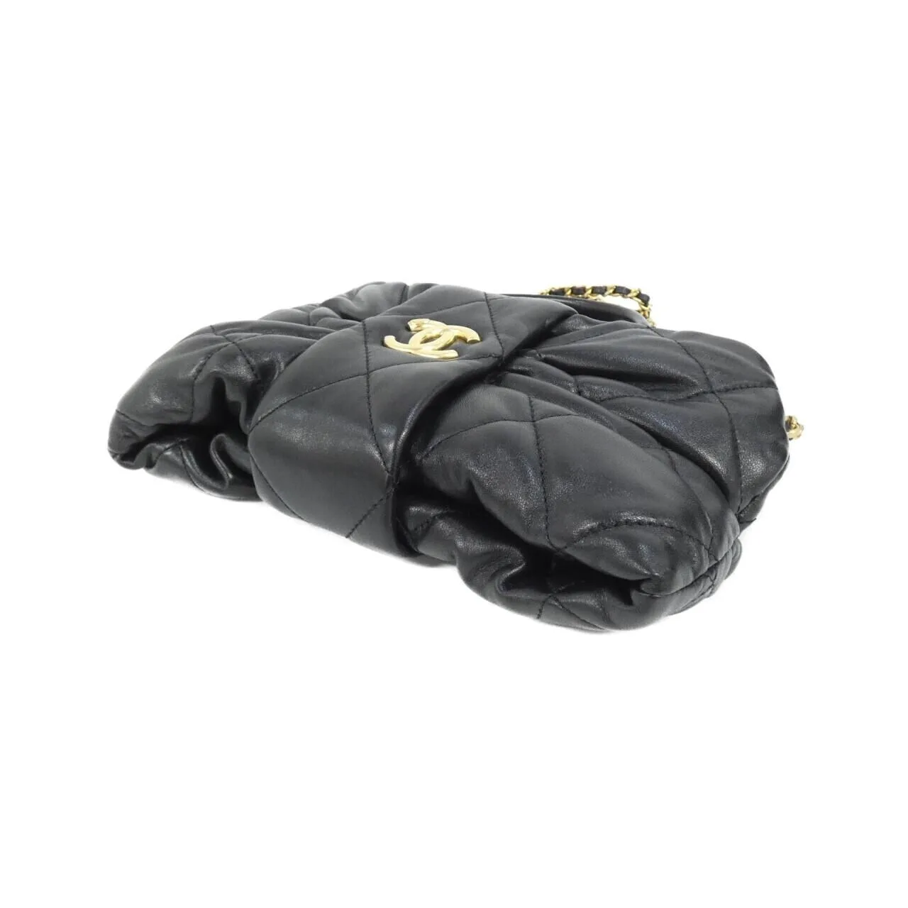 CHANEL AS5849 Handbag Lambskin Black Lambskin Unused - Thumbnail 3