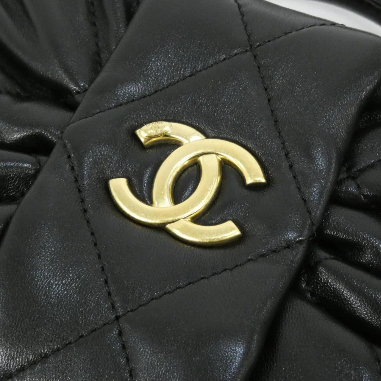 CHANEL AS5849 Handbag Lambskin Black Lambskin Unused - Thumbnail 4