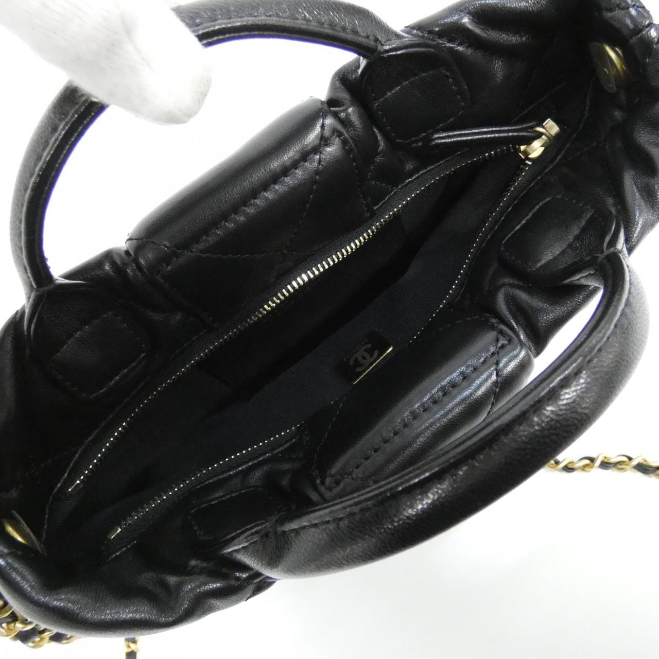 CHANEL AS5849 Bag Lambskin Black Lambskin - Thumbnail 6