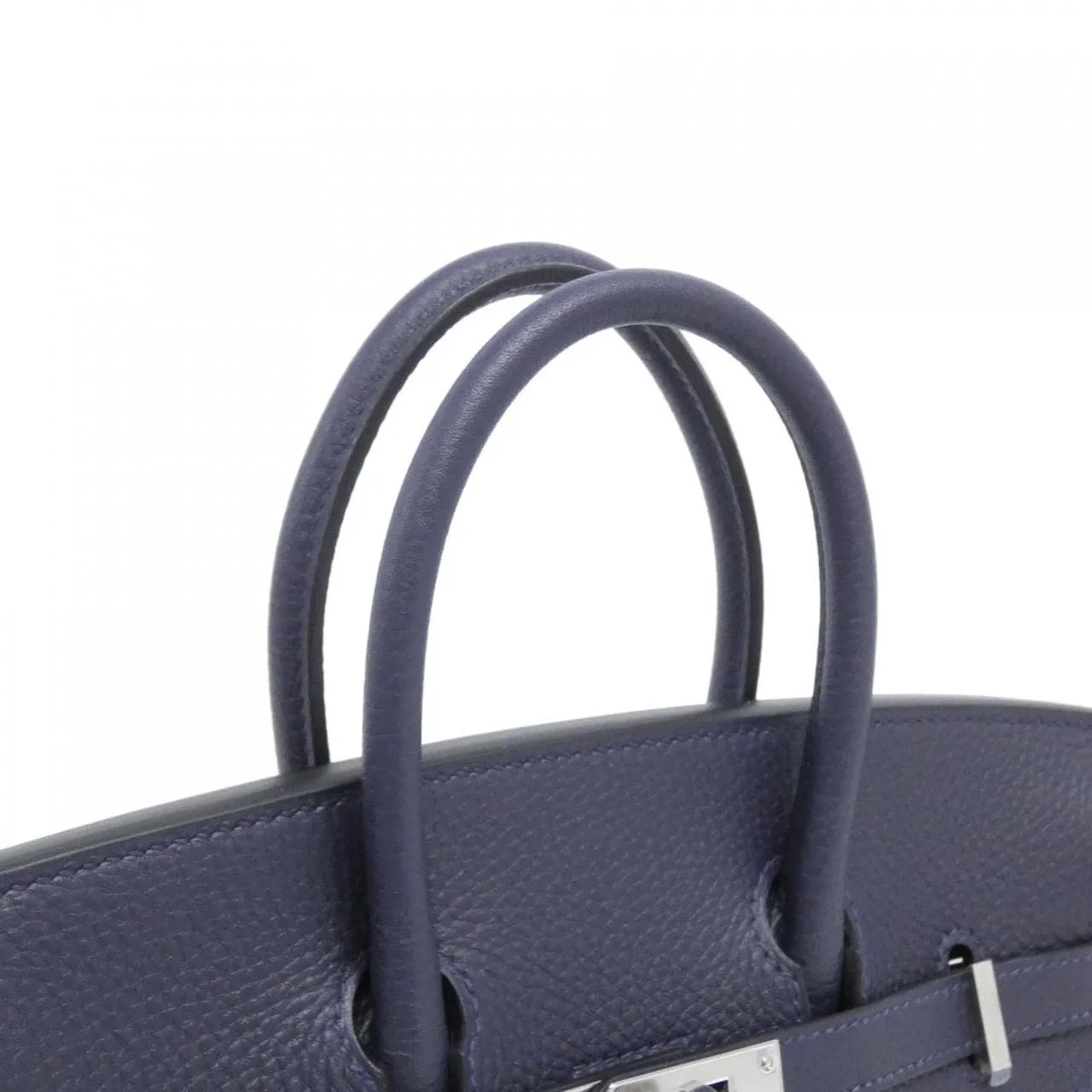 HERMES 041344CK Handbag Togo Blue Togo Leather - Thumbnail 5