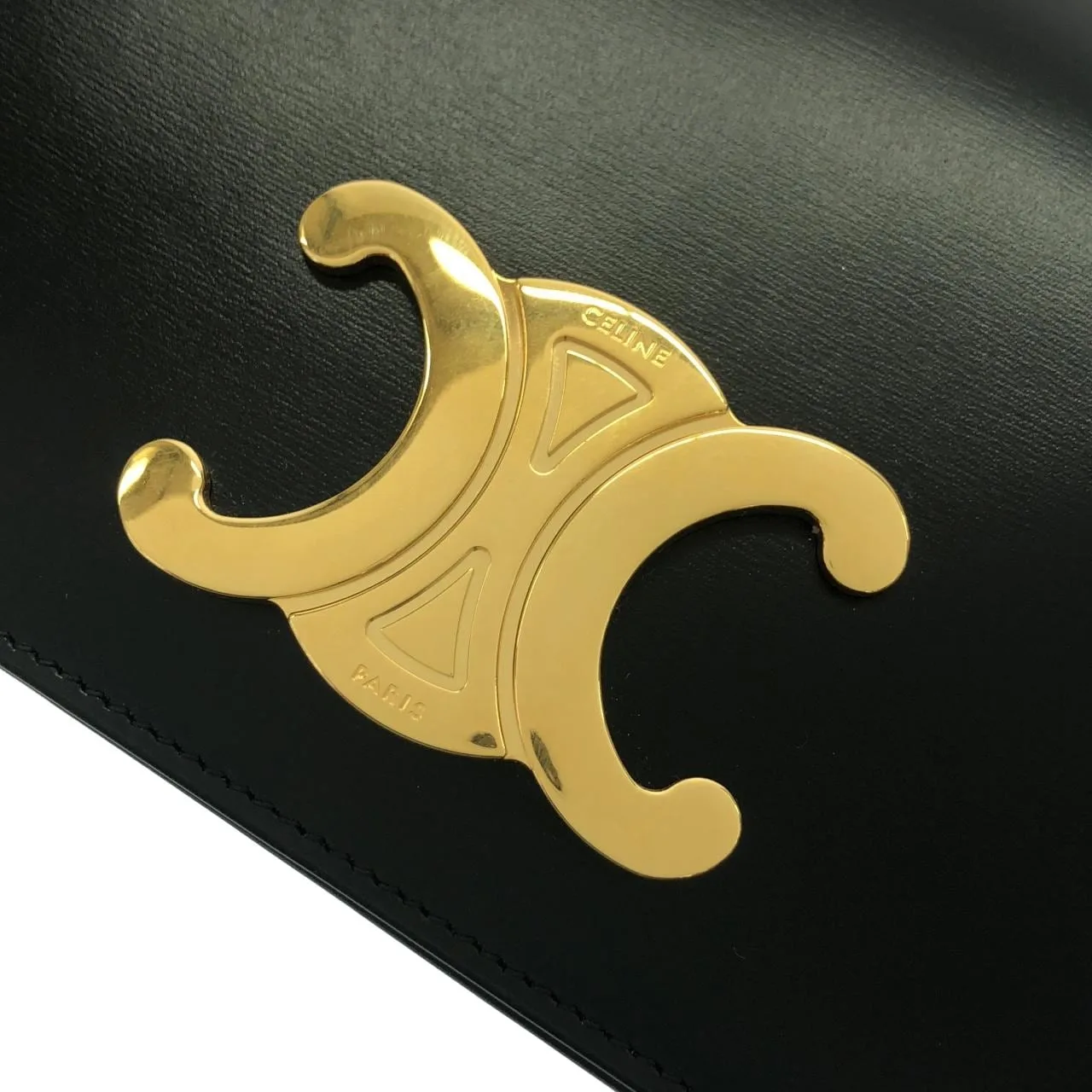 CELINE 10L973GCH Shoulder 黑色 中古品A - 縮圖 4