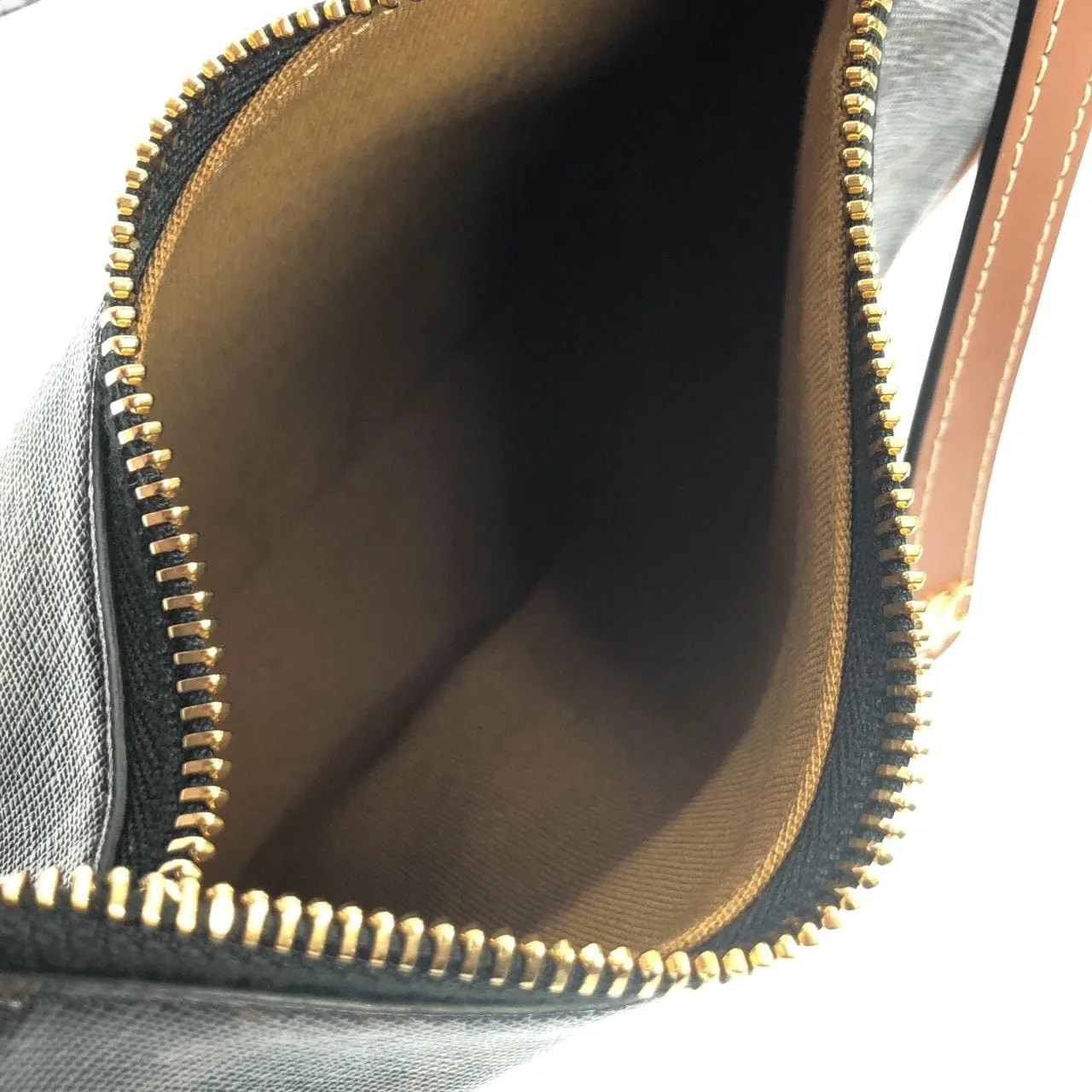 CELINE 120722FQM Shoulder Canvas 黑色 帆布 中古品A - 縮圖 6