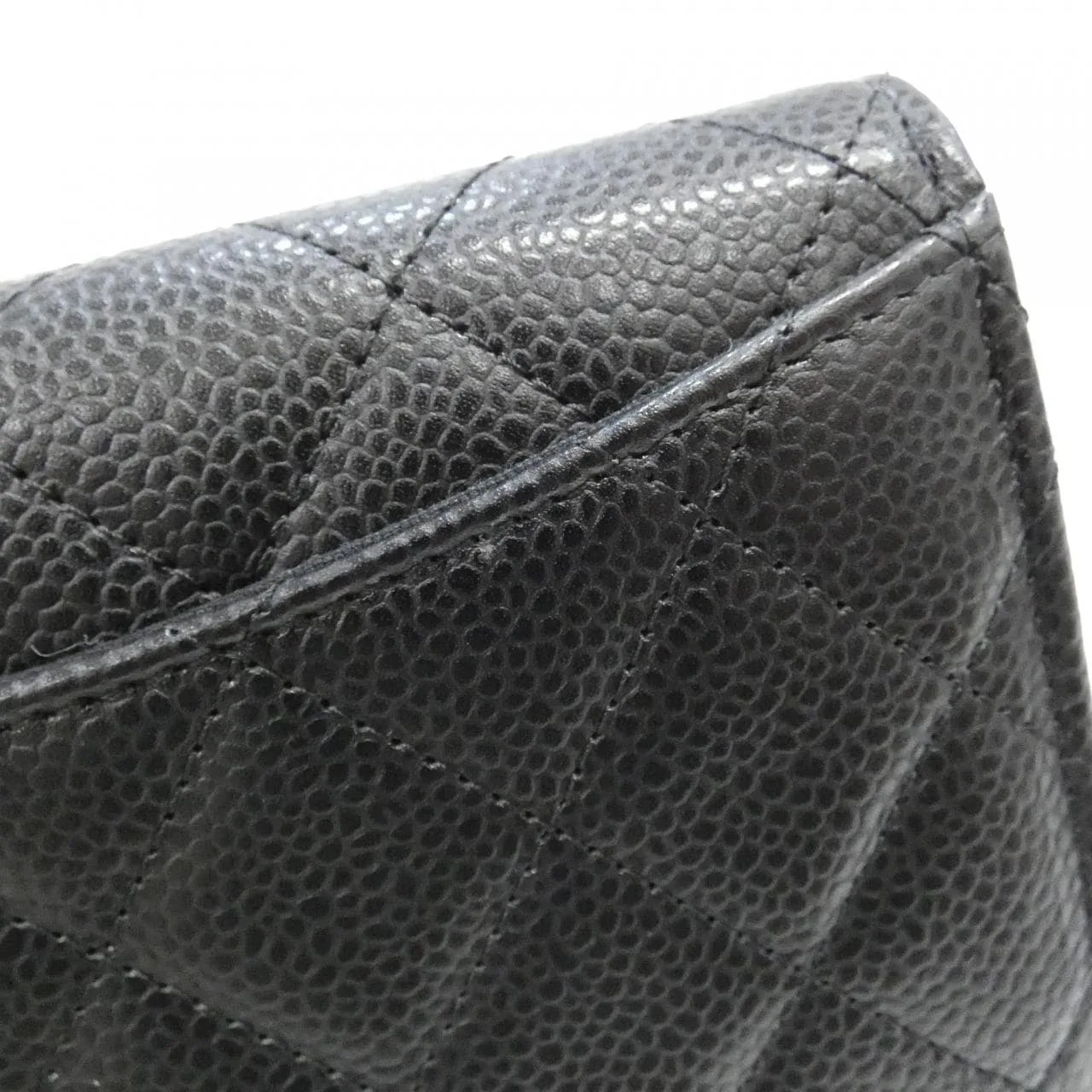 CHANEL Timeless Classic AP0232 Wallet Grained Calfskin Black Grained Calfskin Rank A - Thumbnail 3