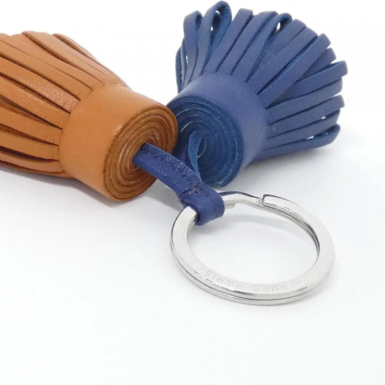 HERMES 077895CJ Key Case Blue Rank A - Thumbnail 3