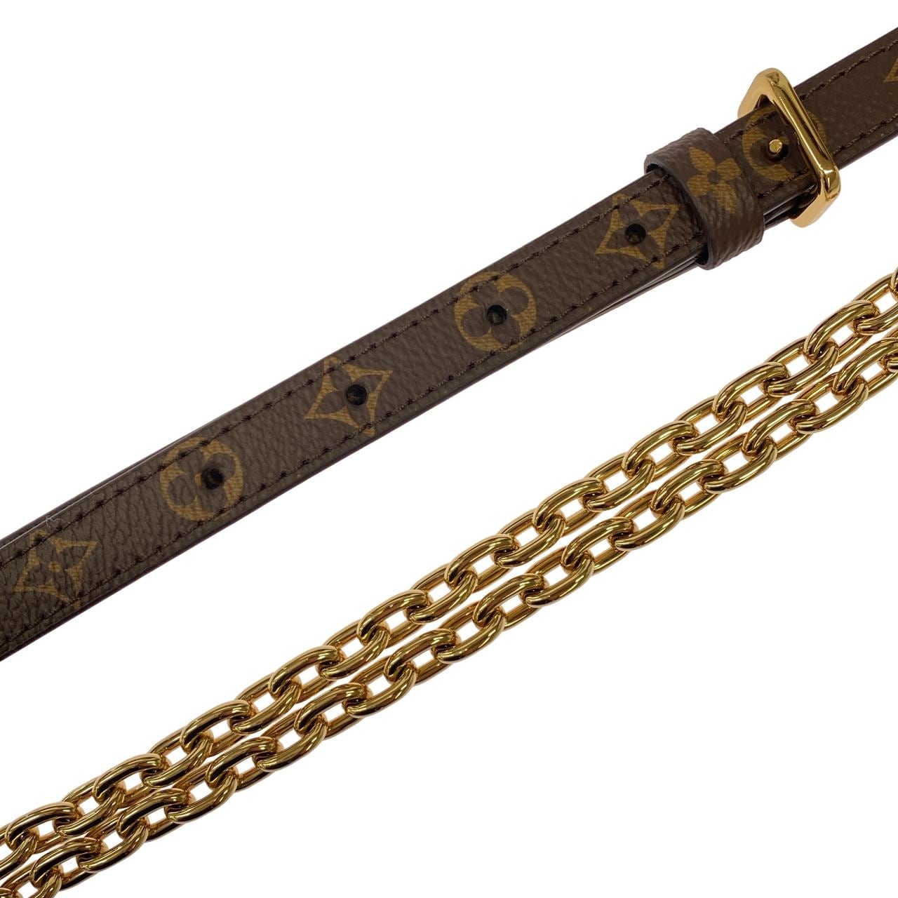 LOUIS VUITTON M59143 Shoulder Bag Monogram 黑色 Monogram 中古品A - 縮圖 8