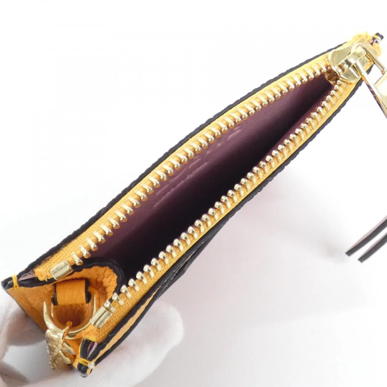 LOEWE C821B35X01 Coin Case 黑色 中古品A - 縮圖 4