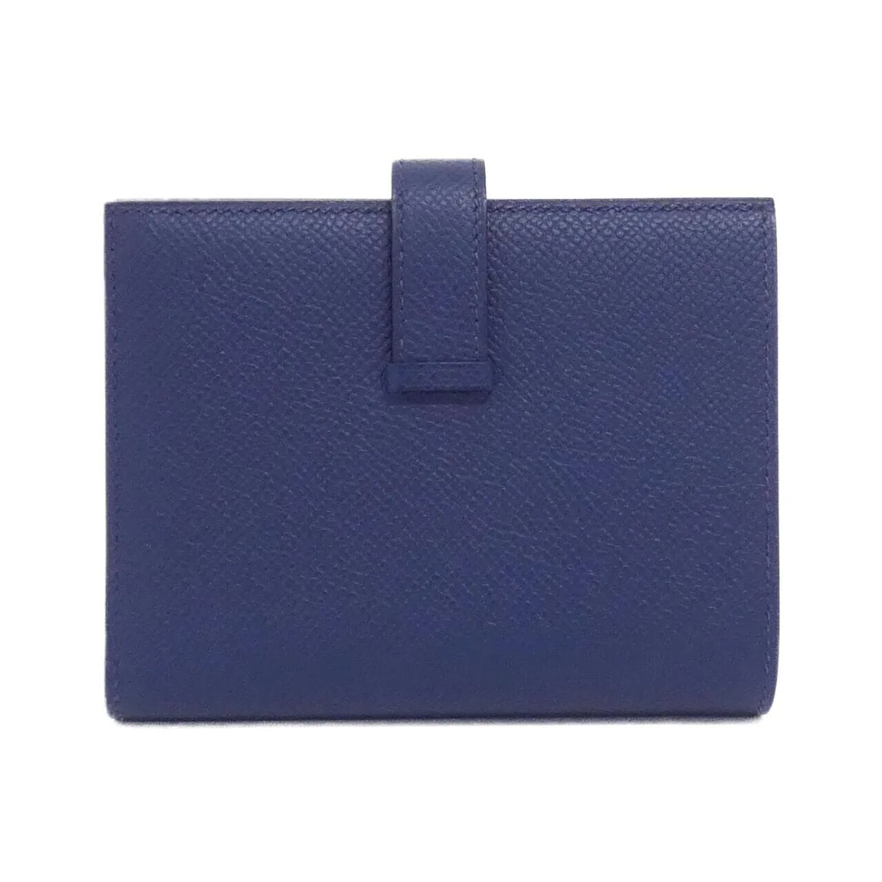 HERMES 039790CK Wallet Epsom Navy Epsom Leather Rank A - Thumbnail 2
