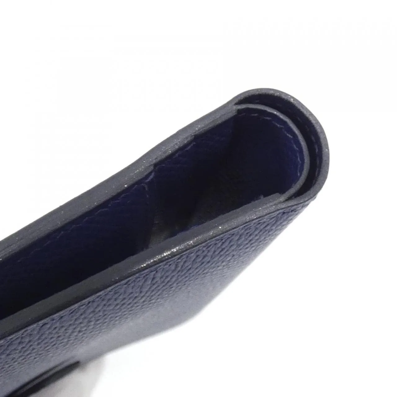 HERMES 039790CK Wallet Epsom Navy Epsom Leather Rank A - Thumbnail 3