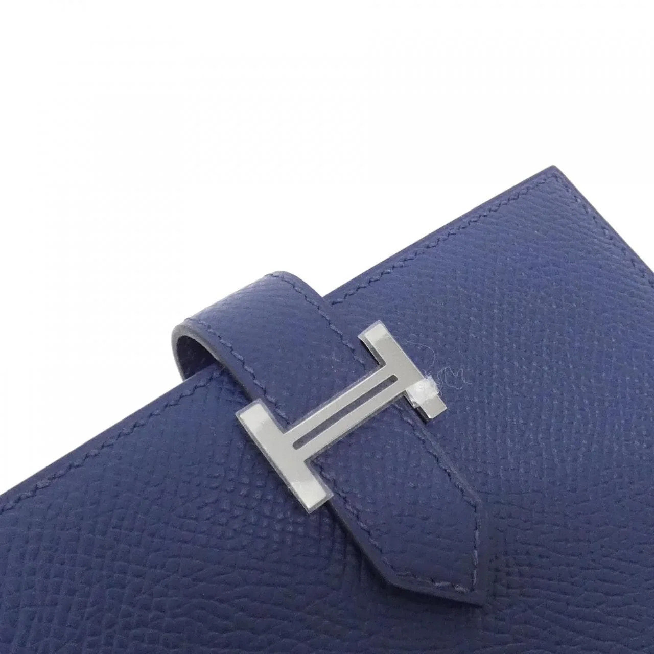 HERMES 039790CK Wallet Epsom Navy Epsom Leather Rank A - Thumbnail 5