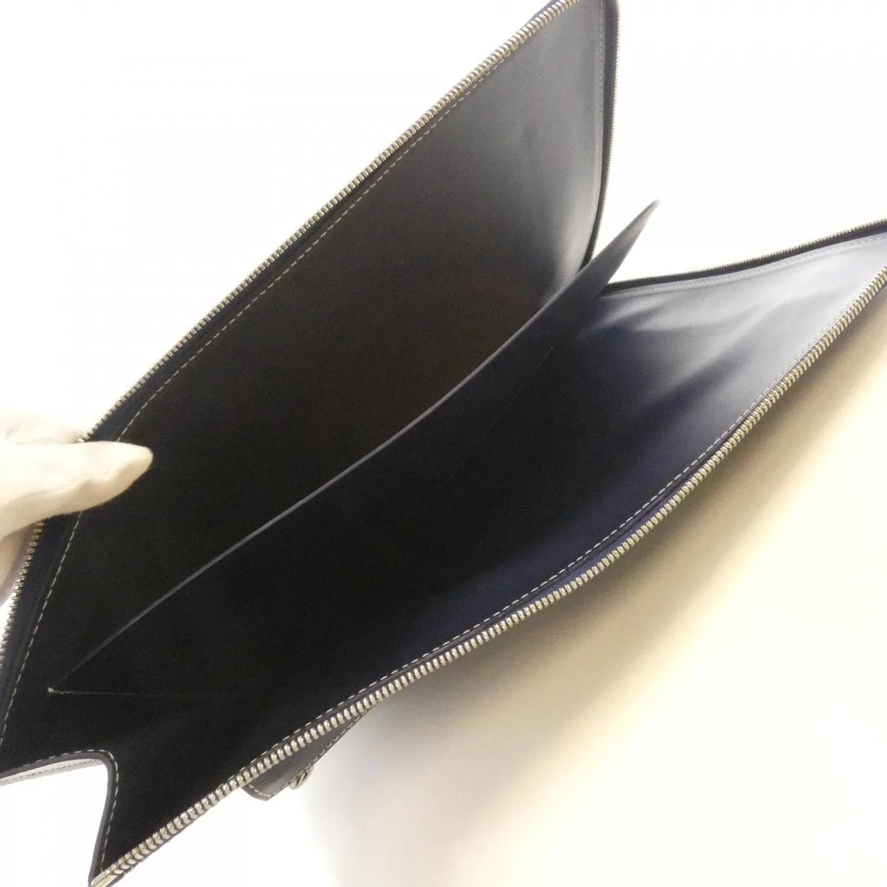 GOYARD ABU SORBONNE Handbag Canvas 黑色 帆布 中古品A - 縮圖 6