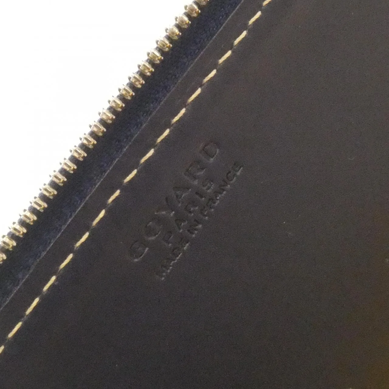 GOYARD ABU SORBONNE Handbag Canvas 黑色 帆布 中古品A - 縮圖 7