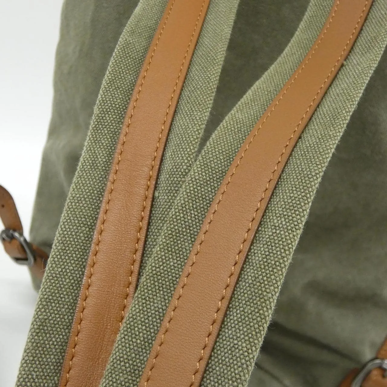 CHANEL 93671 Backpack Canvas 紅色 帆布 中古品A - 縮圖 8