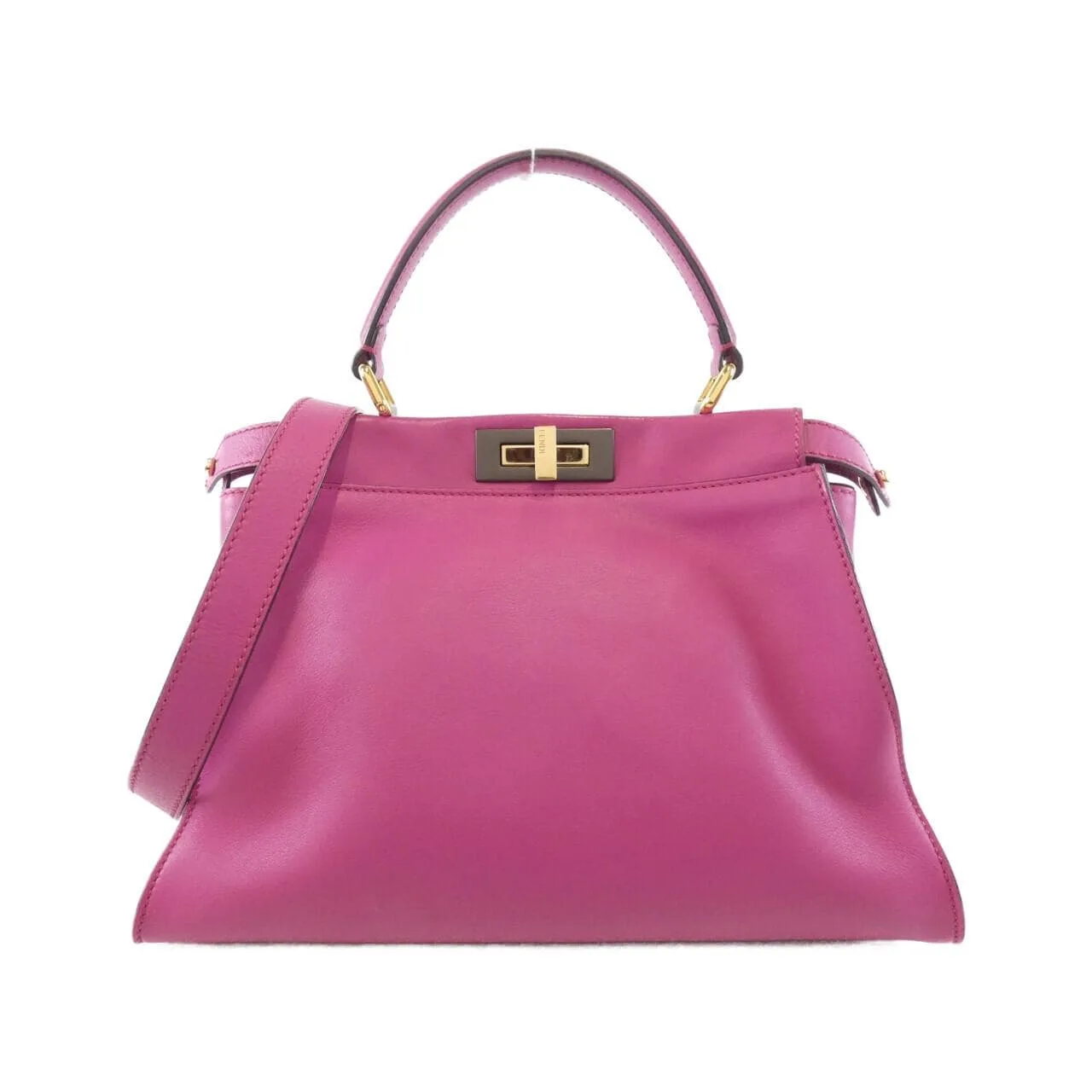 FENDI Peekaboo 8BN290 3ZM Handbag Black