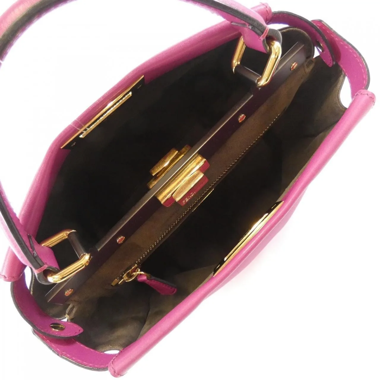 FENDI Peekaboo 8BN290 3ZM Handbag 黑色 中古品B - 縮圖 9