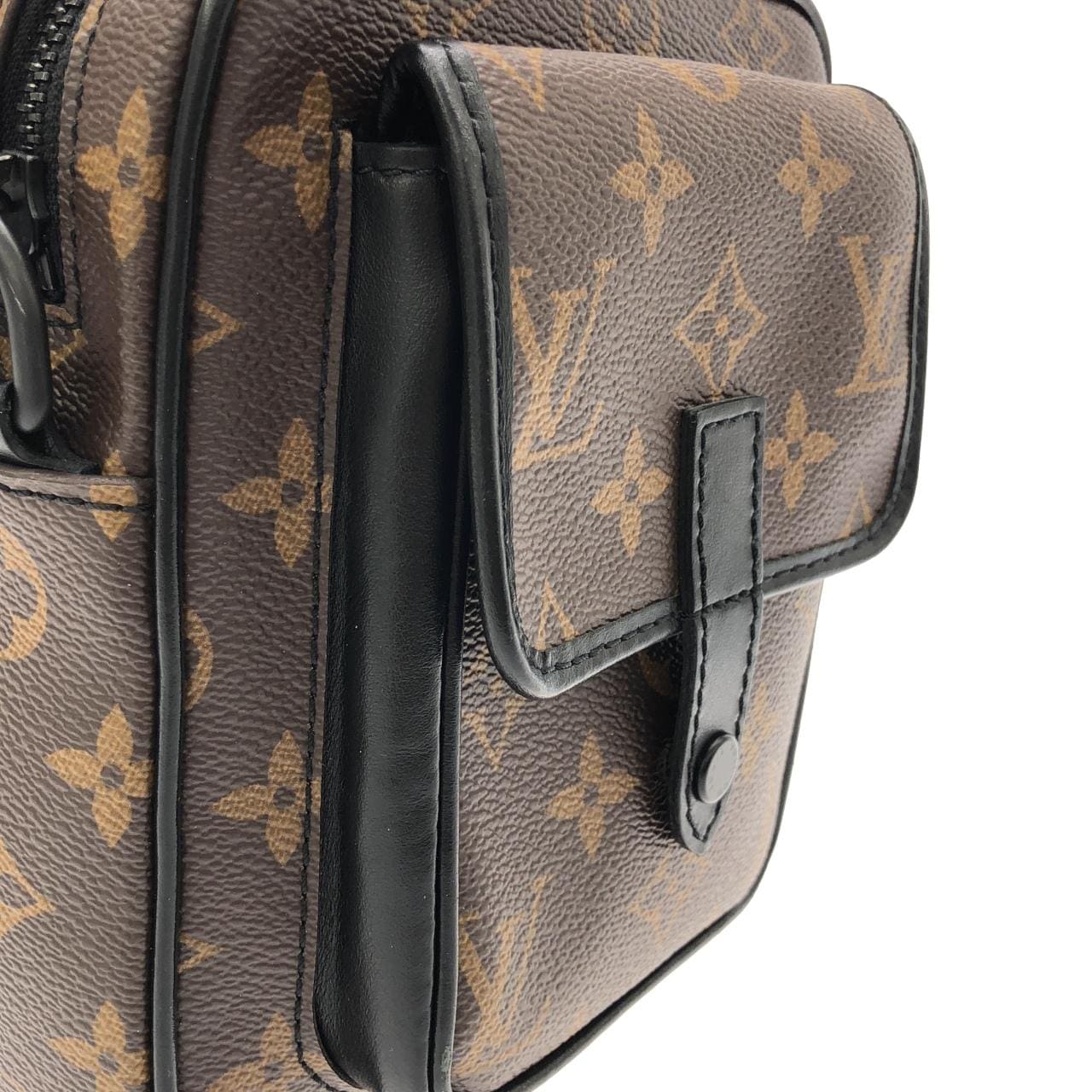 LOUIS VUITTON Christopher M69404 Shoulder Bag Monogram 黑色 Monogram 中古品A - 縮圖 4