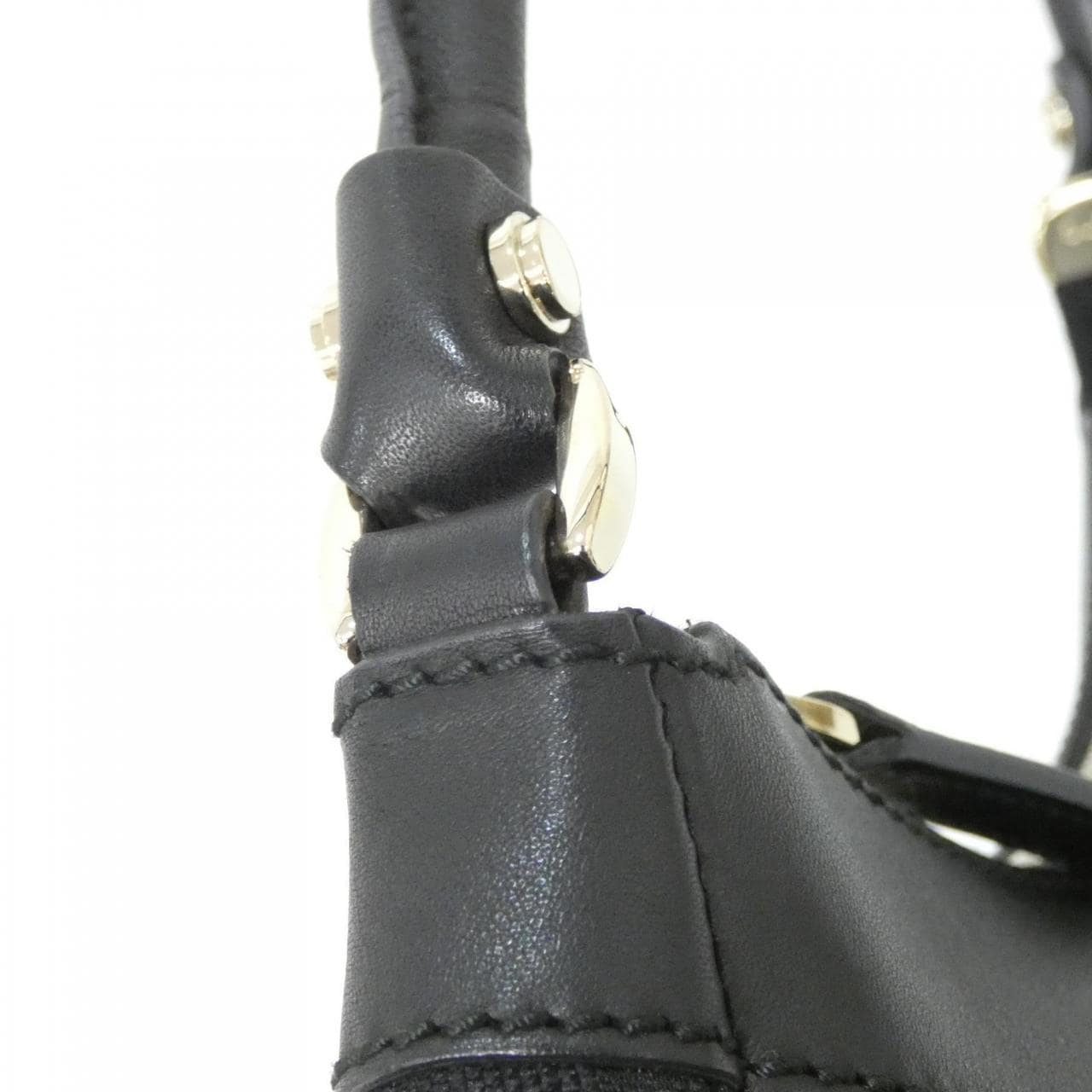 GUCCI 190525 Shoulder Canvas 黑色 帆布 中古品A - 縮圖 7