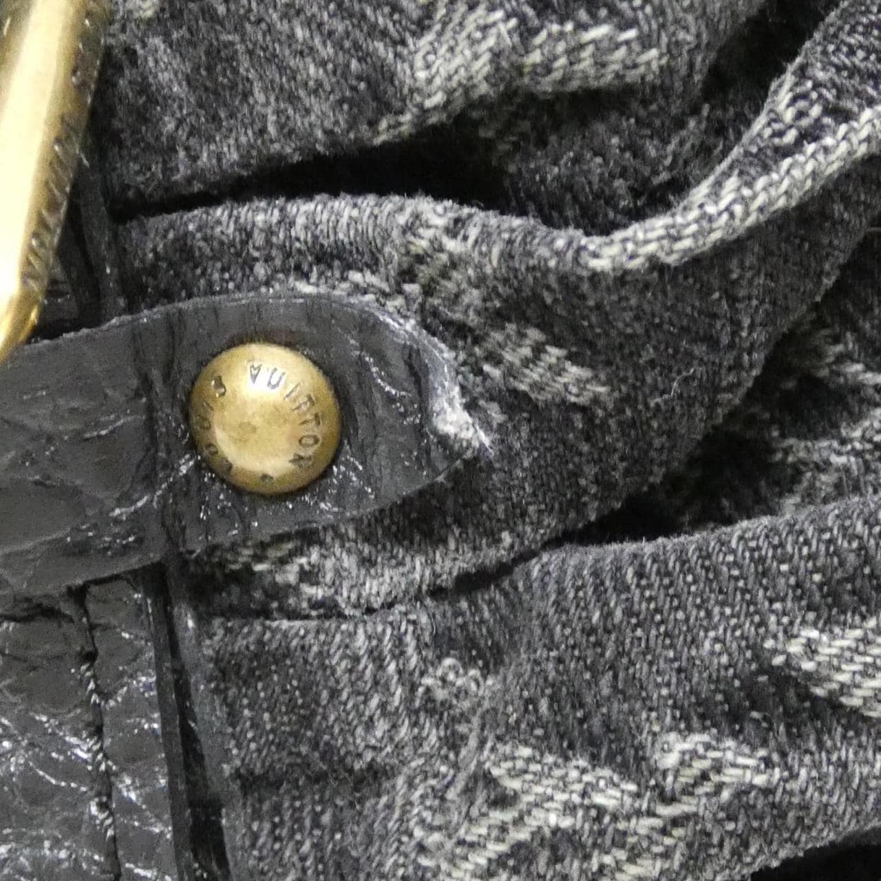 LOUIS VUITTON M95608 Shoulder Bag Monogram 黑色 Monogram 中古品A - 縮圖 5