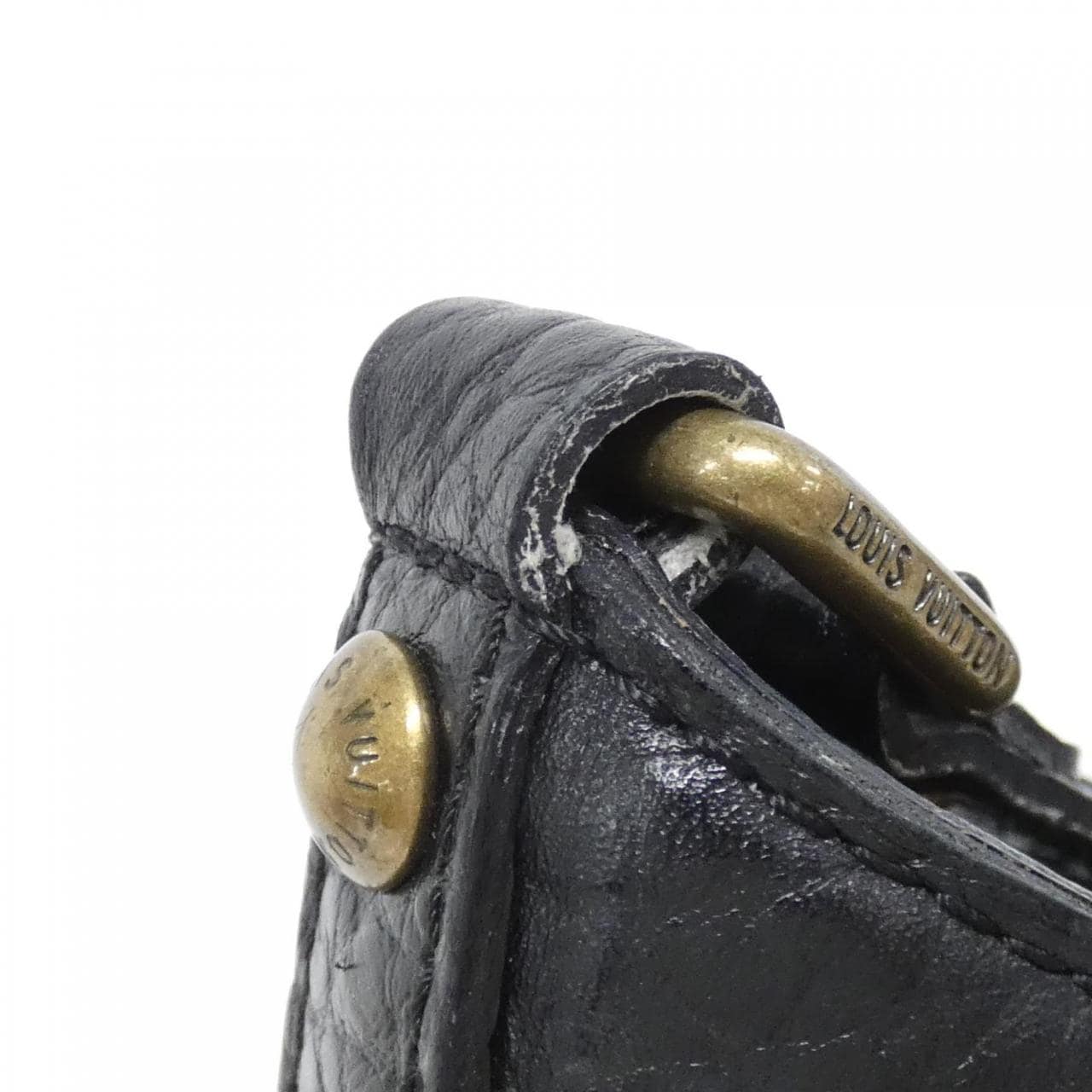 LOUIS VUITTON M95608 Shoulder Bag Monogram 黑色 Monogram 中古品A - 縮圖 7