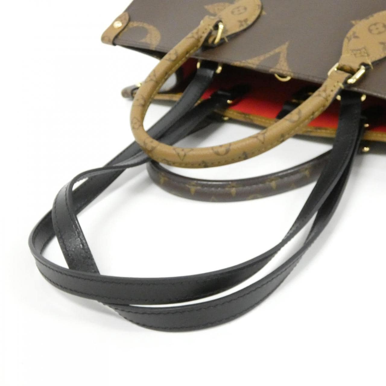 LOUIS VUITTON OnTheGo M45321 Bag Monogram 黑色 Monogram 中古品A - 縮圖 5