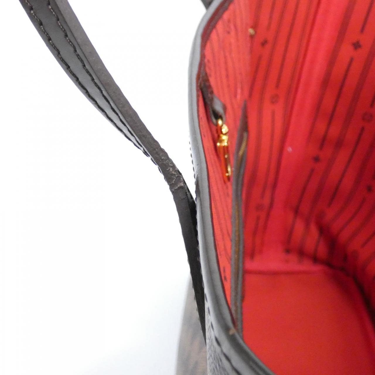 LOUIS VUITTON Neverfull N51105 Bag Damier Black Damier - Thumbnail 4