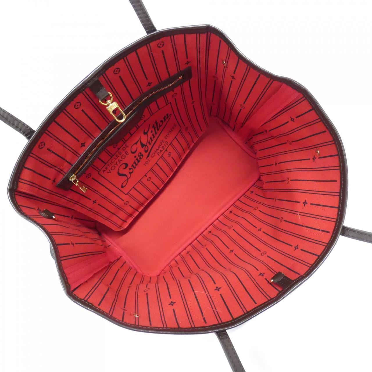 LOUIS VUITTON Neverfull N51105 Bag Damier Black Damier - Thumbnail 5