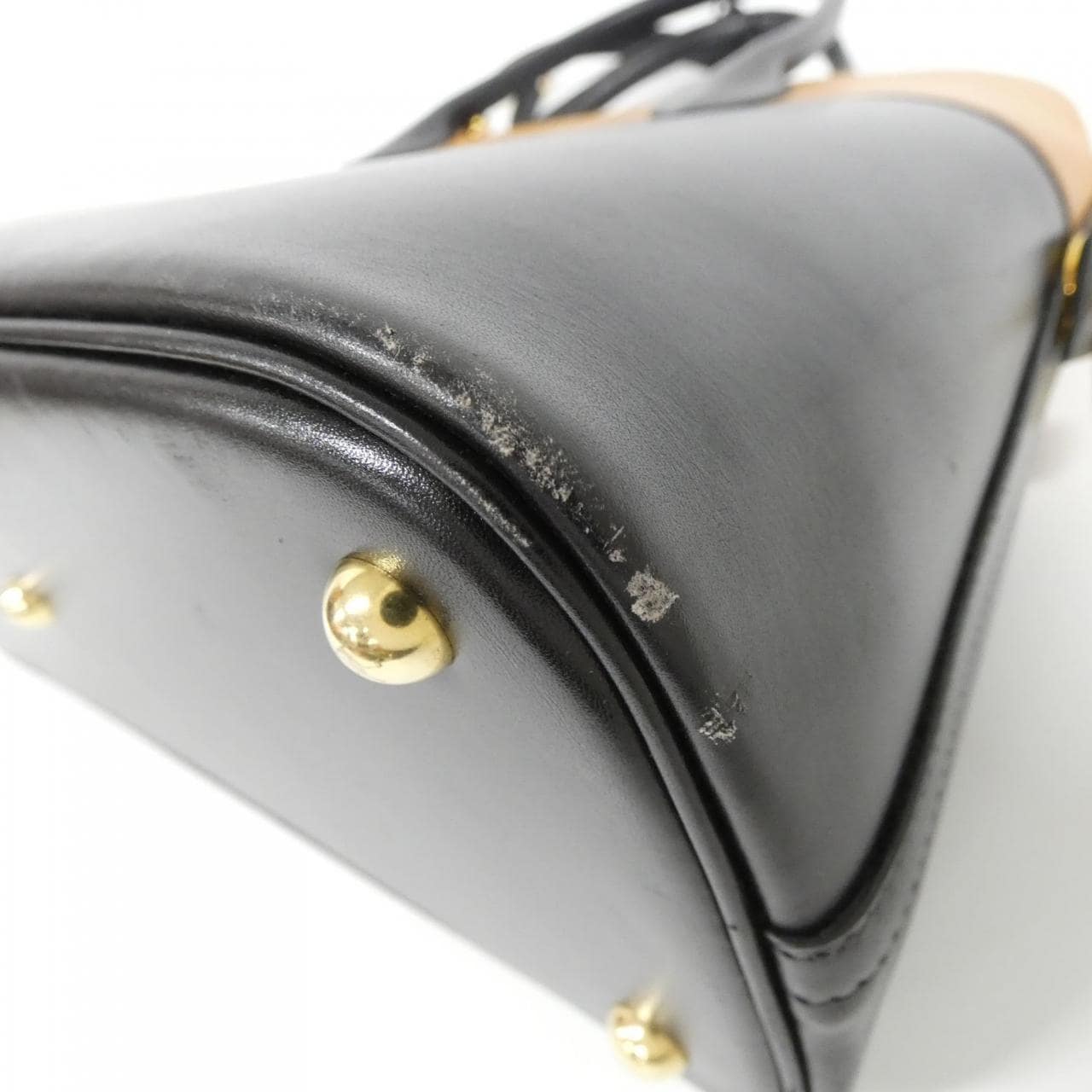 HERMES Handbag Box Calf Black Box Calf Leather - Thumbnail 3