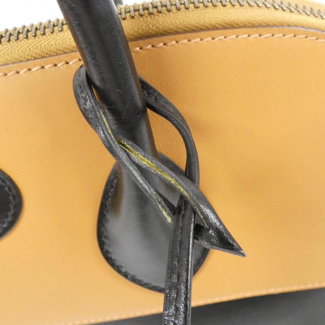 HERMES Handbag Box Calf Black Box Calf Leather - Thumbnail 5