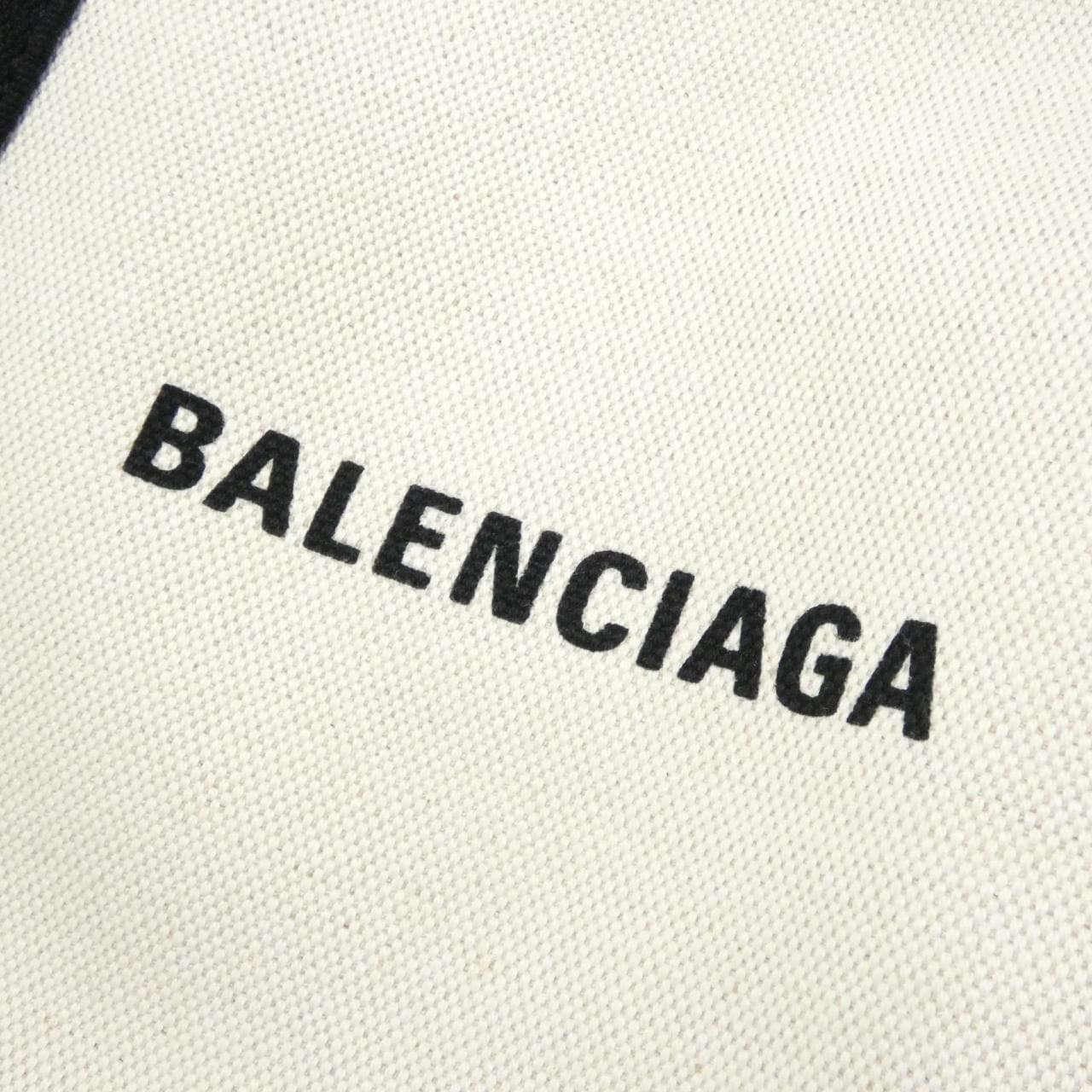 BALENCIAGA 339933 AQ38N Bag Canvas Navy Canvas Rank A - Thumbnail 4