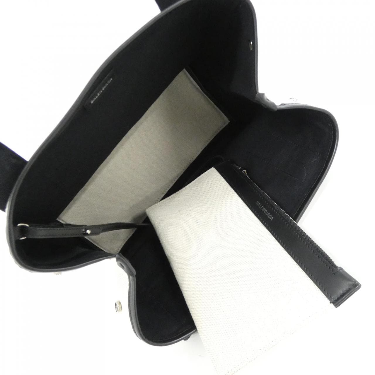 BALENCIAGA 339933 AQ38N Bag Canvas Navy Canvas Rank A - Thumbnail 10