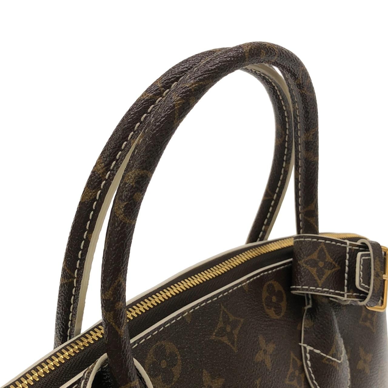 LOUIS VUITTON Lockit M40597 Bag Monogram 黑色 Monogram 中古品A - 縮圖 5