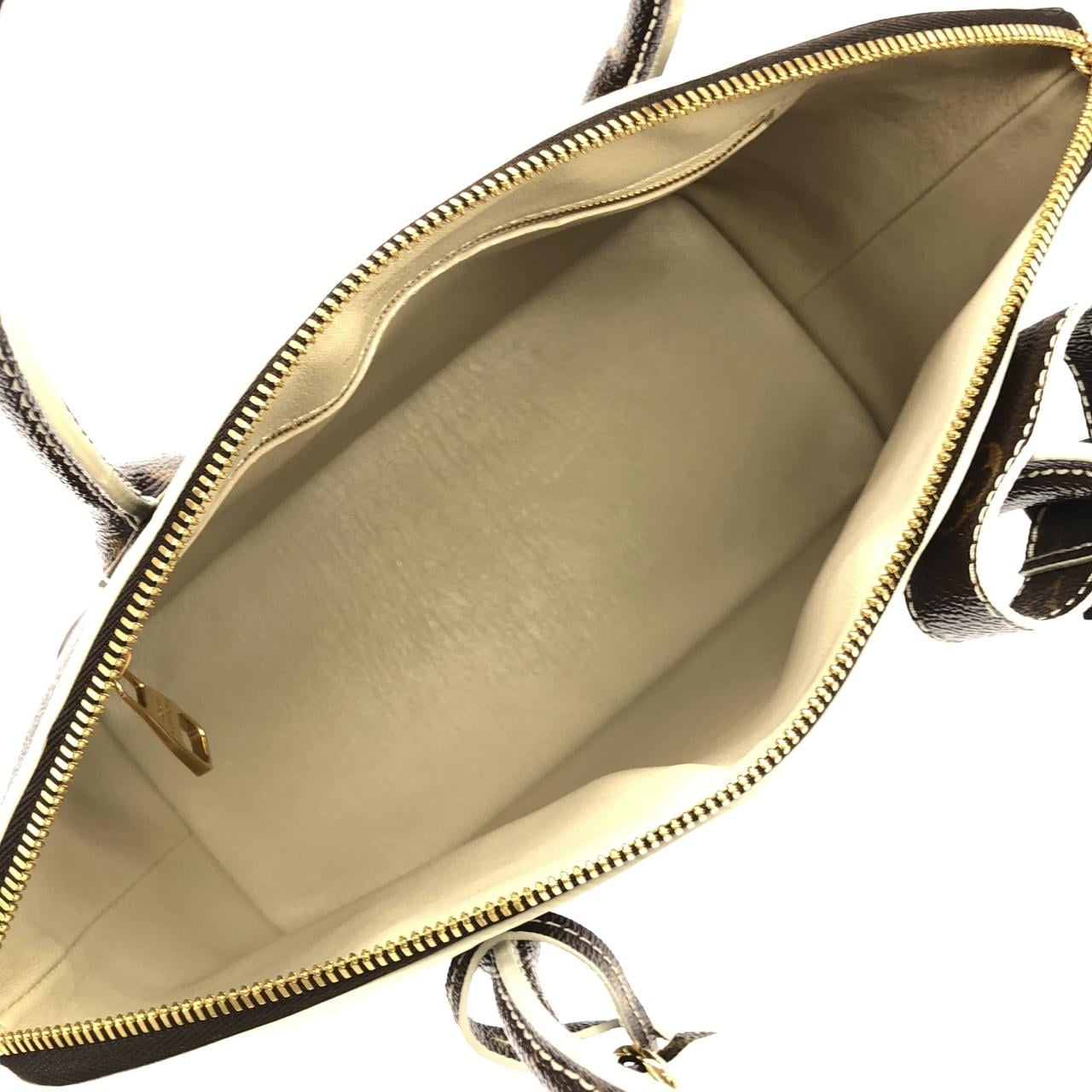 LOUIS VUITTON Lockit M40597 Bag Monogram 黑色 Monogram 中古品A - 縮圖 6