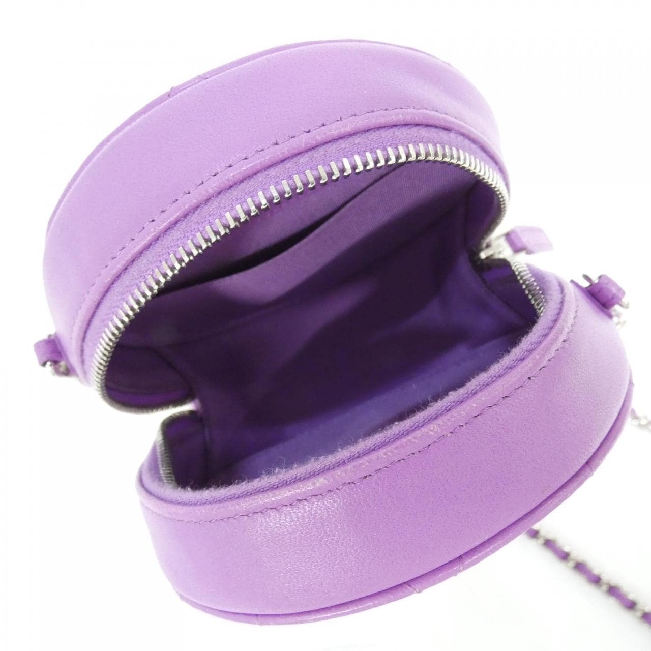 CHANEL Timeless Classic AP0245 Shoulder Bag Lambskin Purple Lambskin - Thumbnail 10