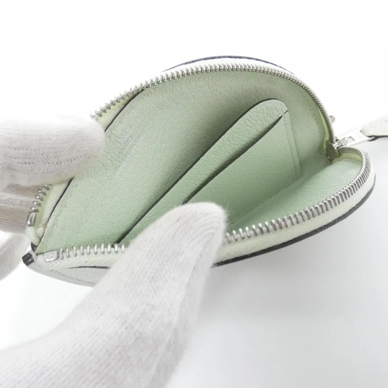 HERMES 079230CK Coin Case Black Rank A - Thumbnail 7