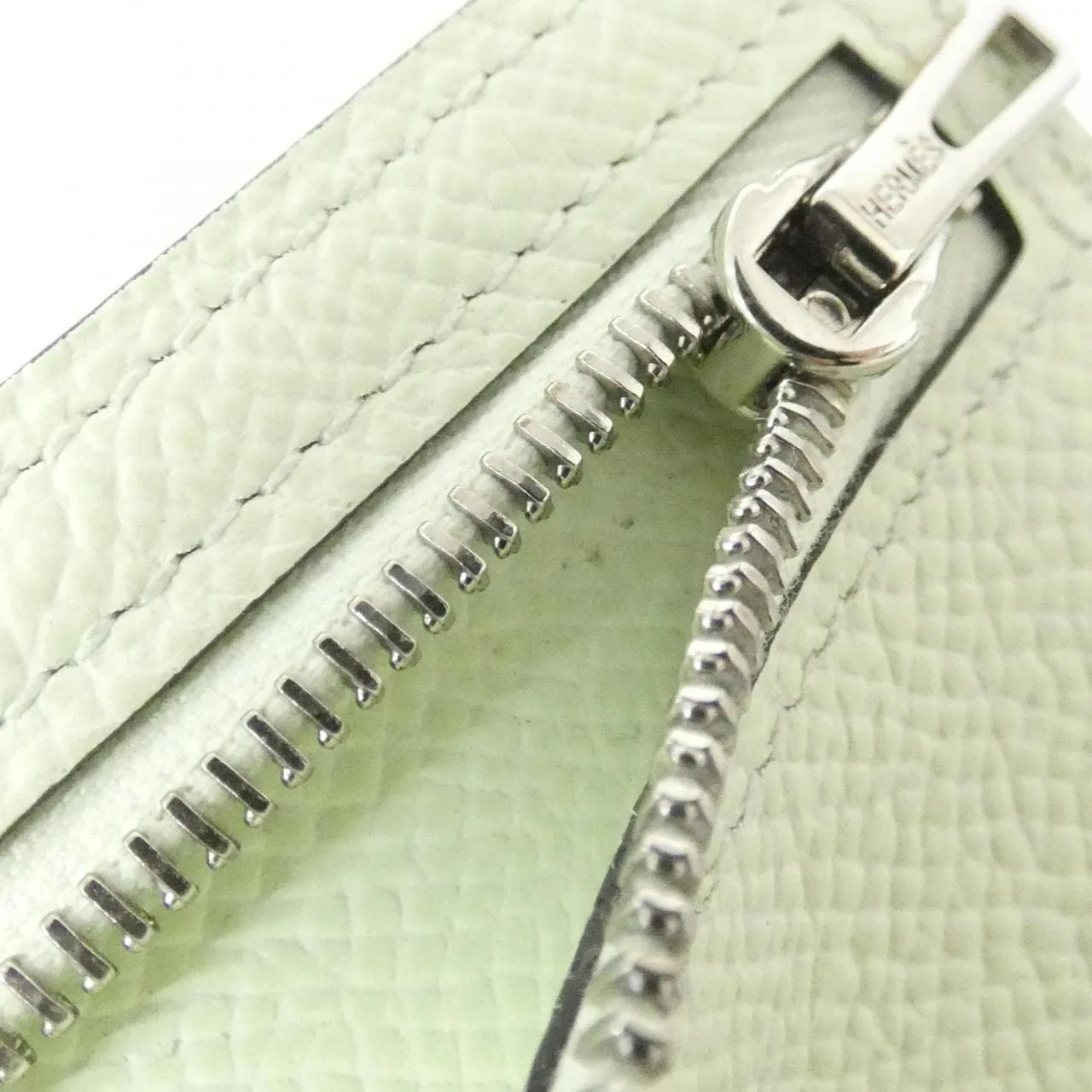 HERMES 039790CK Wallet Epsom 黑色 Epsom 皮 中古品A - 縮圖 8